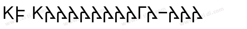 CF ColloseumGr字体转换